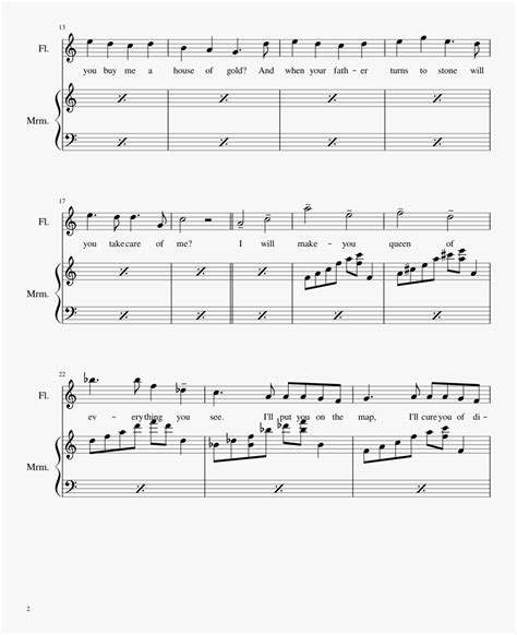 House Of Gold Sheet Music Composed By Arranged By Nedac Sheet Music Hd Png Download