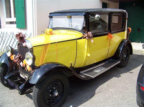 Location CitroËn Rosalie 8a De 1933 Pour Mariage Val Doise