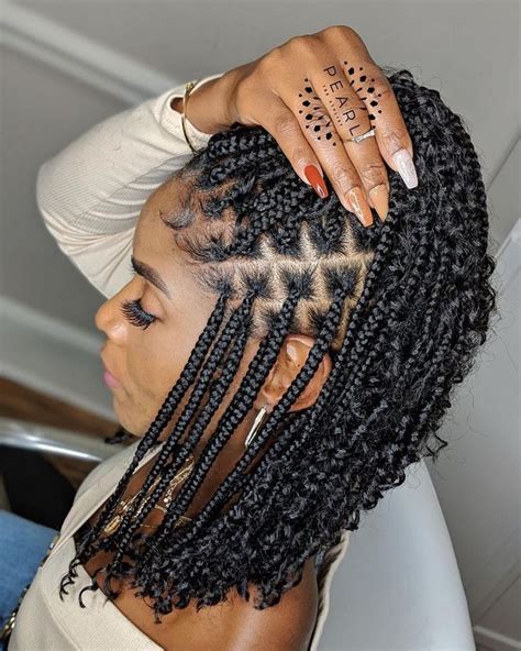 The Complete Guide To Box Braid Sizes Un Ruly African Braids Hairstyles Box Braids