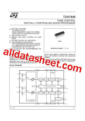 Tda Datasheet Pdf Stmicroelectronics