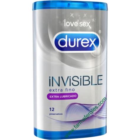 Durex Invisible Extra Fino Extra Lubricado Preservativos