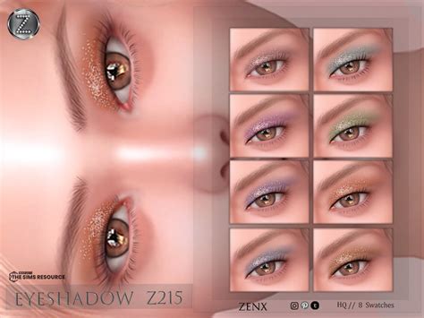 The Sims Resource ZENX EYESHADOW Z215 HQ