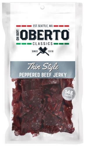 Oberto Classics Thin Style Peppered Beef Jerky Oz Kroger