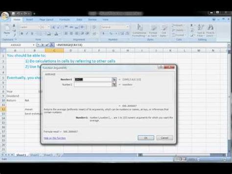 R1Q6 Calculating Basic Formulas In Excel YouTube