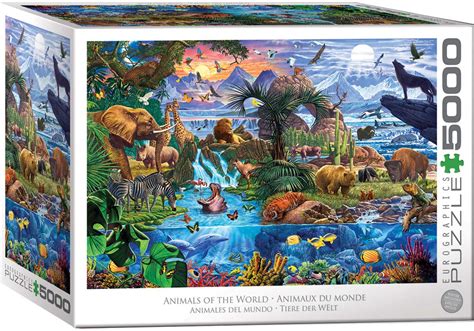 Animals of the World , 5000 Pieces, Eurographics | Puzzle Warehouse