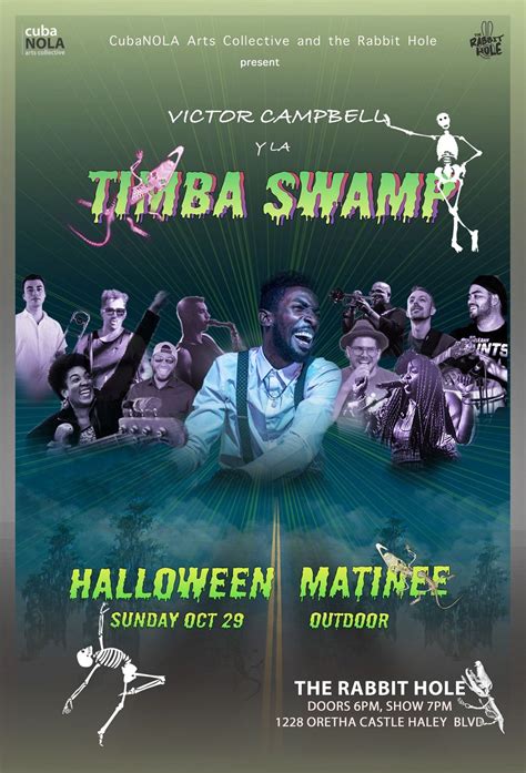 CubaNOLA Presents Timba Swamp Tickets At The Rabbit Hole In New