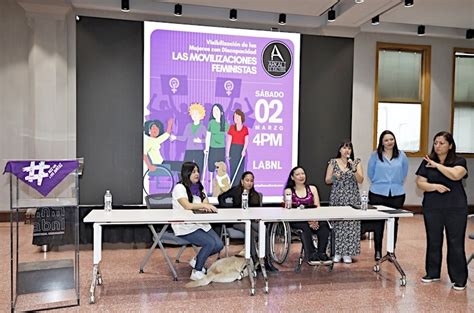 Convocan Mujeres Con Discapacidad A Marcha En NL Por El 8M El Sur