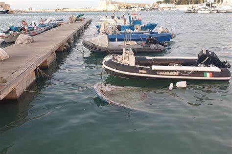 Porto Di Trani Affonda Una Piccola Imbarcazione Da Pesca