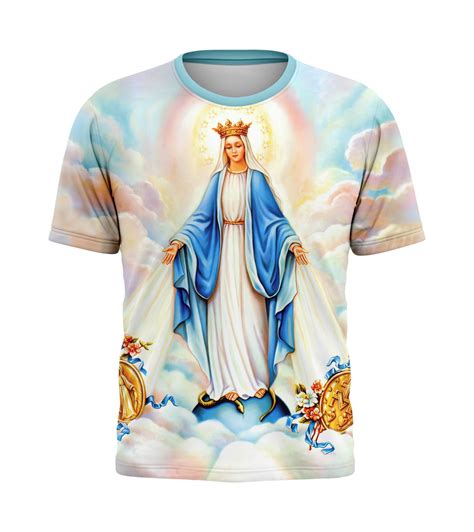 Camiseta Nossa Senhora Das Gra As Estampa Total Elo