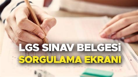 2024 Lgs Sinavi Detaylari Ve Sinav Giris Belgesi QKtCSFAx