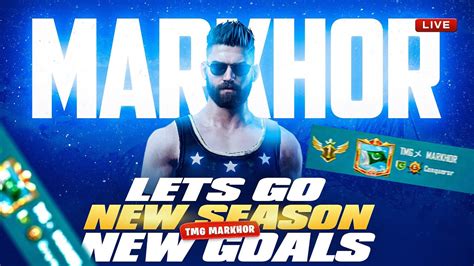 Lets Go For Conqueror In 1 Day TMG MARKHOR PUBG Mobile Live YouTube