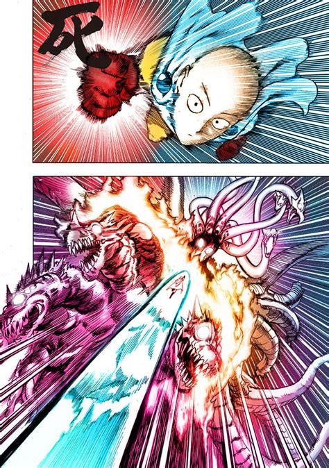 [MANGA SPOILERS] DEATH PUNCH - Coloured by me ^^ : r/OnePunchMan