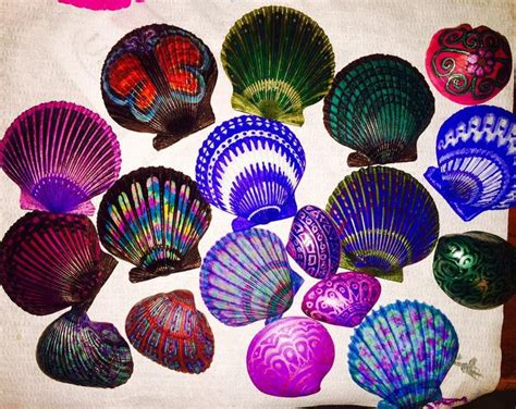 Sherry S Seashells And Sharpies Painting On Sea Shells With Sharpies