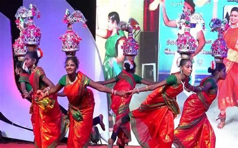 Karakattam Popular Folk Dance Of Tamilnadu கரகாட்டம் Folk Dance