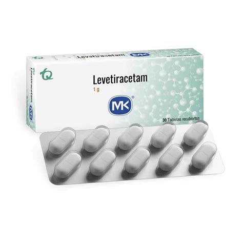 Droguería La Economía levetiracetam mk 1 g caja x 30 tabletas cubiertas