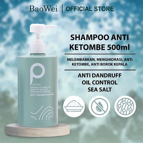 Jual Shampo Anti Ketombeanti Borok Kepala Dan Rambut Rontok Sea Salt