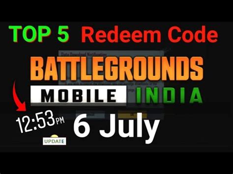 Rs Redeem Code Free Bgmi Redeem Code Today July Redeem Code