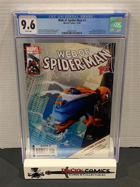 Web Of Spider Man Cgc Kaine Frog Man Spider Girl Gc