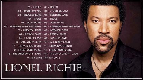 Lionel Richie Greatest Hits Full Album Best Songs Of Lionel Richie