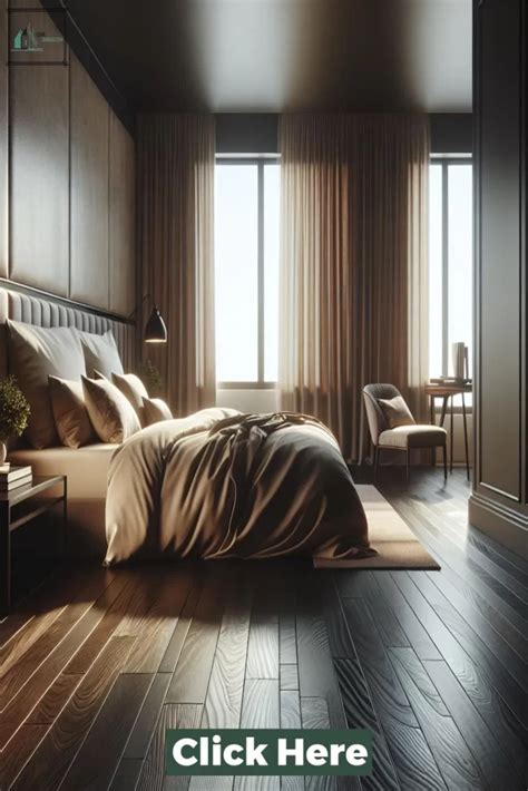 Top 38 Dark Hardwood Floor Bedroom Ideas