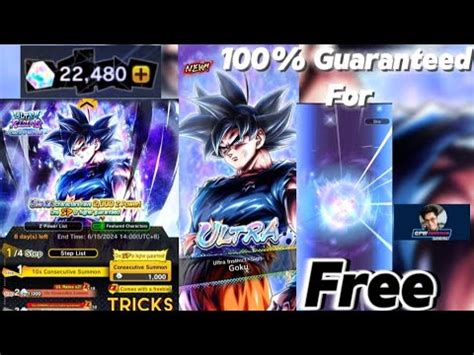 HOW TO GET ULTRA UI SIGN GOKU 100 GUARANTEED SUMMON TRICK ULTRA