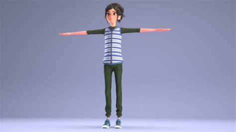 3d character modeling, human character, character rigging, game ...