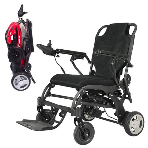 Wholesale Folding Carbon Fiber wheelchair with electric power motor