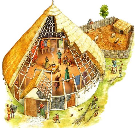 Inside the typical Celtic roundhouse : paperfolks