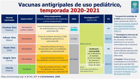 Recomendaciones De Vacunación Frente A La Gripe 2020 21 Comité Asesor