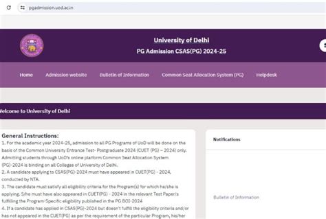 Du Pg Csas Round 1 Seat Allotment Result 2024 Today At 5 Pm Whats Next