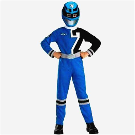 Power Rangers SPD Blue Ranger Costume Size 7 8 MEDIUM Standard New EBay