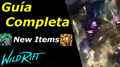 Guía Alistar Detallada para WILD RIFT ESTRATEGIA METAJUEGO Completo