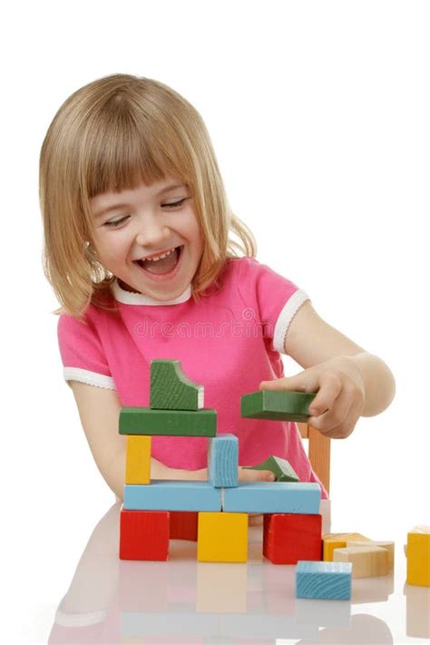 Jeu De Petite Fille Photo Stock Image Du Enfant Découverte 50293802