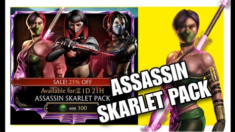 Assassin Skarlet Pack Opening Mk Mobile Youtube