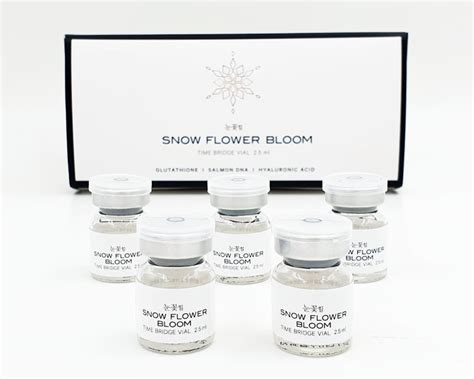 Snow Flower Bloom Sodium Hyaluronate Skin Booster Rejuvenation Repair