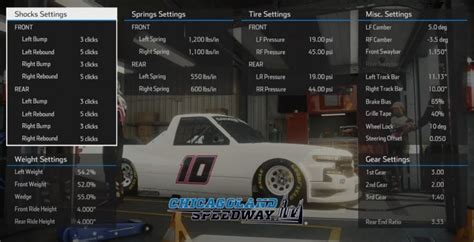 NASCAR Heat 5 Chicagoland Setups Best Sim Racing Setups