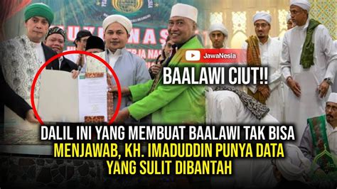 GEMPAR KH IMADUDDIN PUNYA DATA YANG SULIT DIBANTAH KAUM BAALAWI