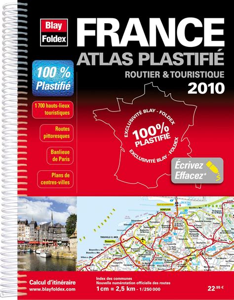 France Atlas plastifié routier touristique 1 250 000 Amazon co uk