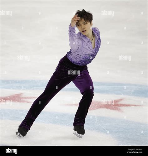 Japan S Shoma Uno Performs During The Men S Short Program At The Skate