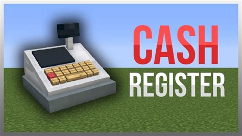 Minecraft 112 Redstone Tutorial Cash Register Minecraft