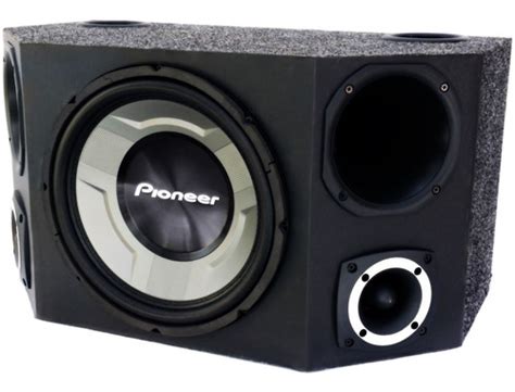 Caixa Trio Pioneer Completa Pol M Dulo Taramps Tl W