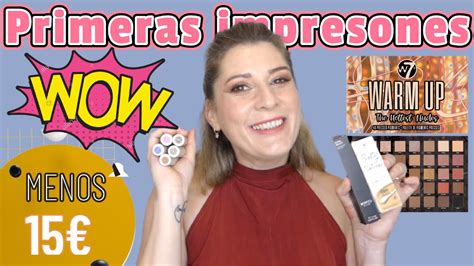 PRIMERAS IMPRESIONES Por MENOS De 15 NOVEADADES W7 ESSENCE SHEGLAM