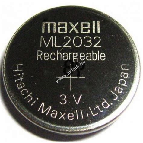 Maxell Lithium Ml Gomb Akku V