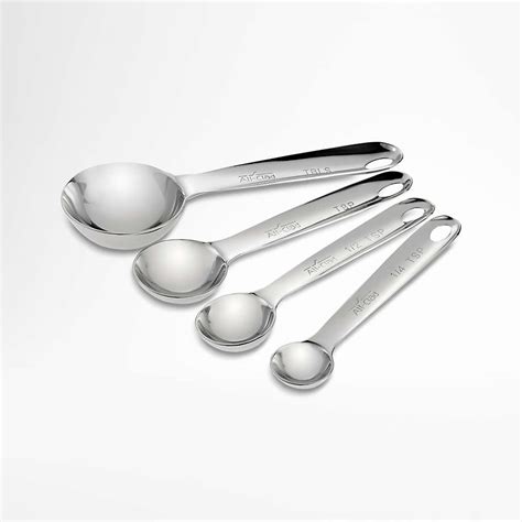 All Clad Stainless Steel Measuring Spoons Reviews Crate And Barrel