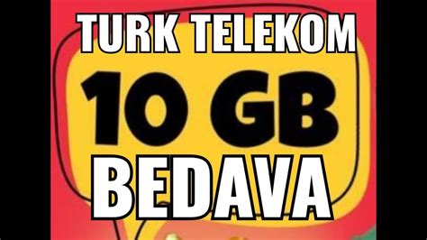 T Rk Telekom Gb Bedava Nternet Kampanyalar