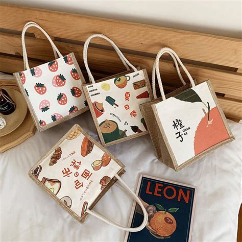 Túi Tote In Thời Trang Hàn Quốc Mới, Túi Xách Graffiti, Túi Vải Tote Đa ...