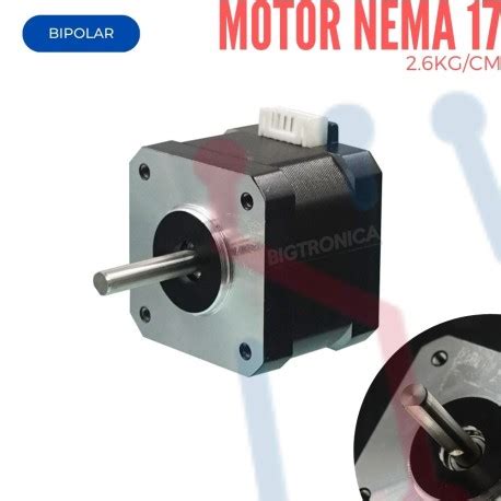 Motor Nema 17 Bipolar 2 6Kg Cm