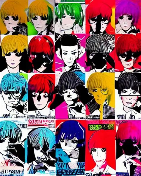 Anime In The Style Of Andy Warhol Stable Diffusion Openart