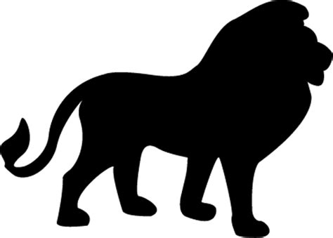 Vinilo Decorativo Silueta León Lion Silhouette Animal Silhouette