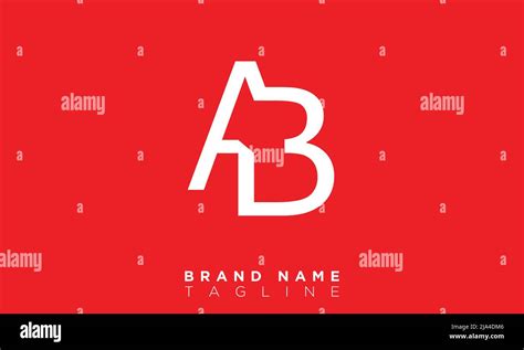 Letras Del Alfabeto Iniciales Monograma Logo Ab Ba A Y B Imagen